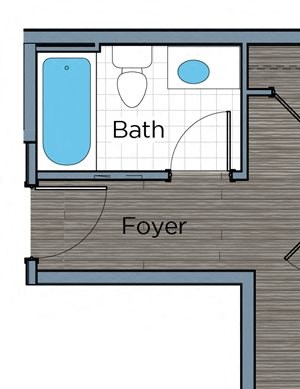 1 Bedroom 1 Bath E